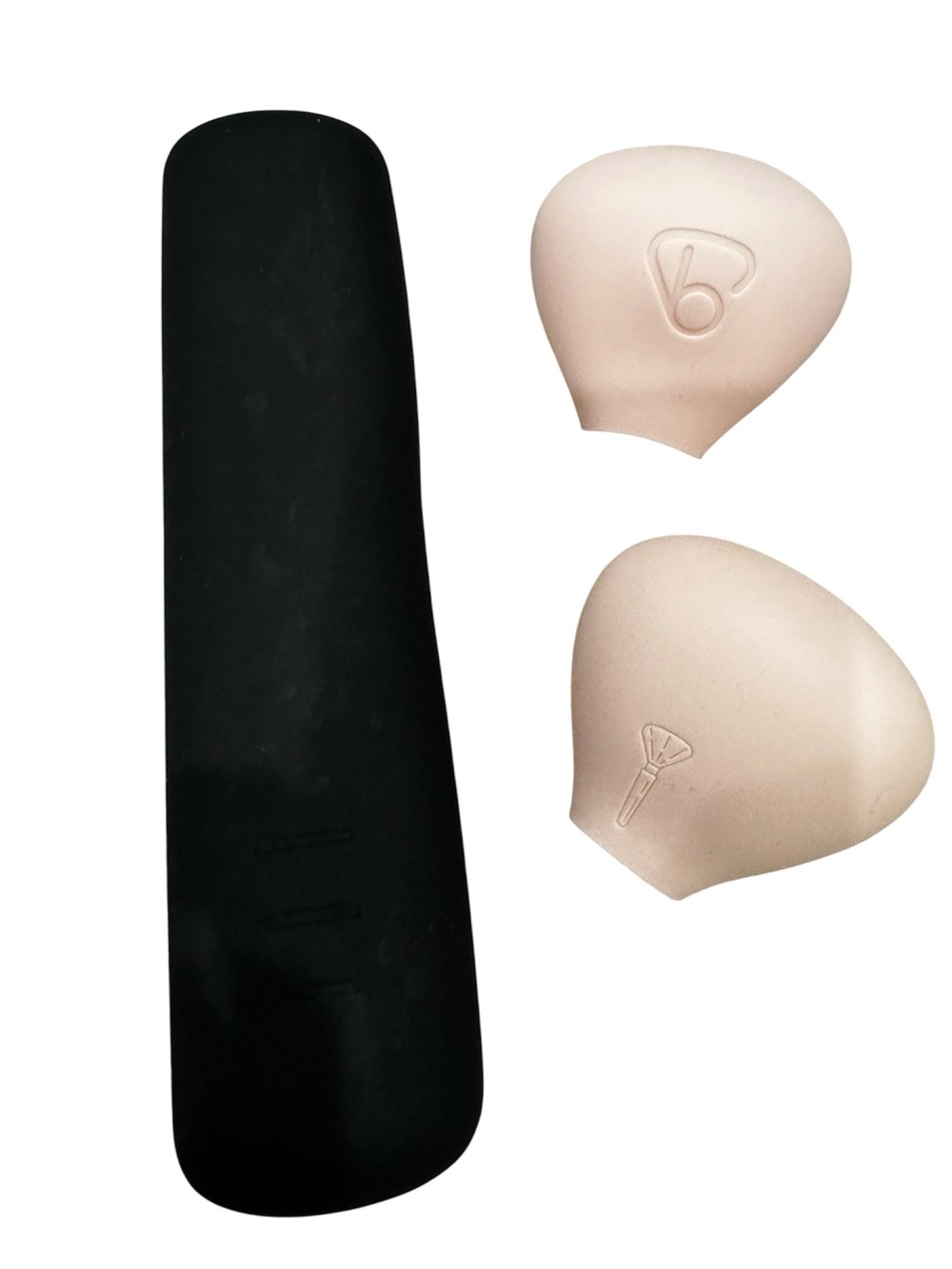 Silicone Makeup Brush Covers and Case Black‎ Pink